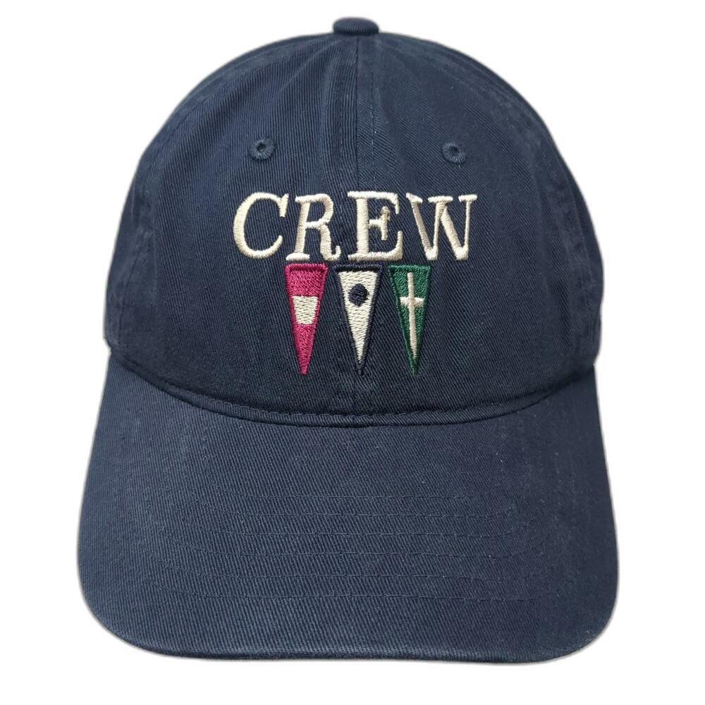 Zephyr Crew Nautical Pennant Blue Baseball Cap One Size Slideback Cotton Hat